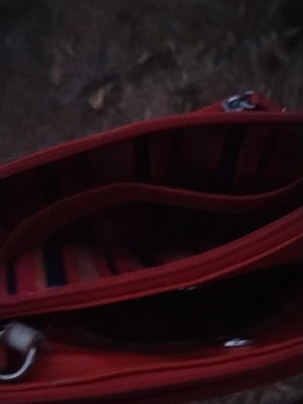 Tignanello Red Crossbody Bag